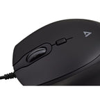 V7 MU350 USB Wired Pro Silent Mouse