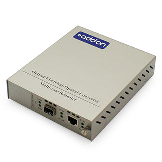 AddOn Networks ADD-MCC10GRJSFP-SK network media converter 10000 Mbit/s White
