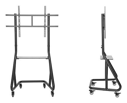 Allmounts Floor Trolley with Shelf 2.67 m (105") Black