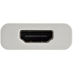 StarTech.com USB C to HDMI 2.0 Adapter with Power Delivery - 4K 60Hz USB Type-C to HDMI Display Video Converter - 60W PD Pass-Through Charging Port - Thunderbolt 3 Compatible - White