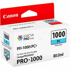 Canon 0550C001/PFI-1000PC Ink cartridge light cyan, 5.14K pages 80ml for Canon Pro 1000