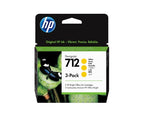 HP 3ED79A/712 Ink cartridge yellow multi pack 29ml Pack=3 for HP DesignJet T 200