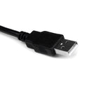 StarTech.com 1 ft USB to RS232 Serial DB9 Adapter Cable with COM Retention - TAA