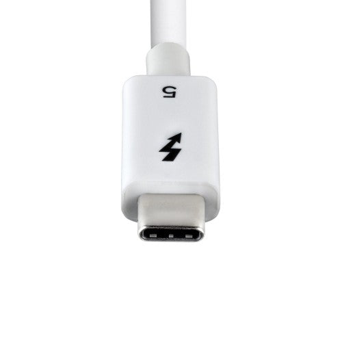 StarTech.com 3ft (1m) Thunderbolt 5 Cable, 80Gbps/Up to 120Gbps, 240W PD, 8K 60Hz, Certified Thunderbolt Cable, Compatible w/Thunderbolt 4/USB4/USB-C - White