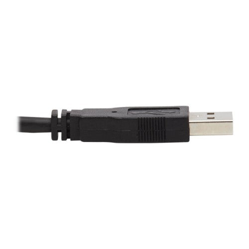 Tripp Lite DisplayPort KVM Cable Kit, 3 in 1 - 4K DisplayPort, USB, 3.5 mm Audio (3xM/3xM), 4:4:4, 1.83 m, Black