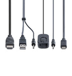 StarTech.com 2-Port Hybrid USB-C HDMI Cable KVM Switch, 4K 60Hz, Compact KVM with 6ft/1.8m USB-A/HDMI/Audio & 4ft/1.2m USB-C Integrated Host Cables, Bus Powered - Remote Push Button/Hotkey Switching