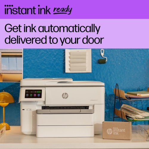 HP OfficeJet Pro 9730e Wireless All-in-One Color Printer, Instant Ink; Two-sided printing