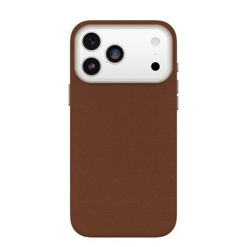 OtterBox Symmetry Cactus Leather Series for Apple iPhone 17 Pro Max, Desert Saddle