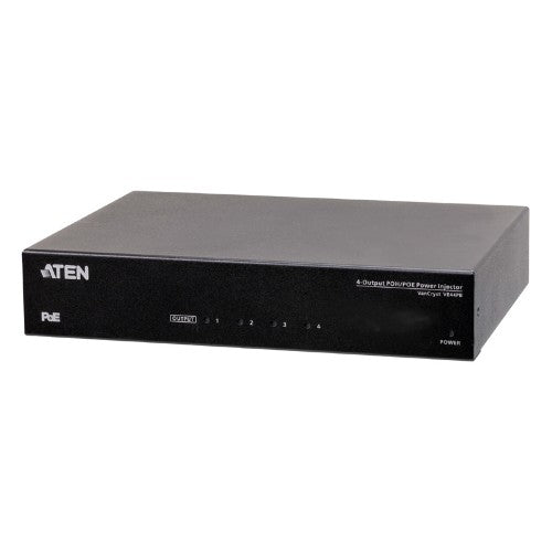 ATEN VE44PB network extender Network transmitter & receiver Black