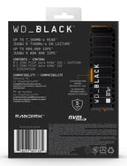 Western Digital Black WD_BLACK™ SN850X NVMe™ SSD POWERED BY SANDISK 1 TB, [With Heatsink]