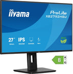 iiyama ProLite 27” IPS Full HD panel with 4-side slim bezel, B energy class and height adjustable stand