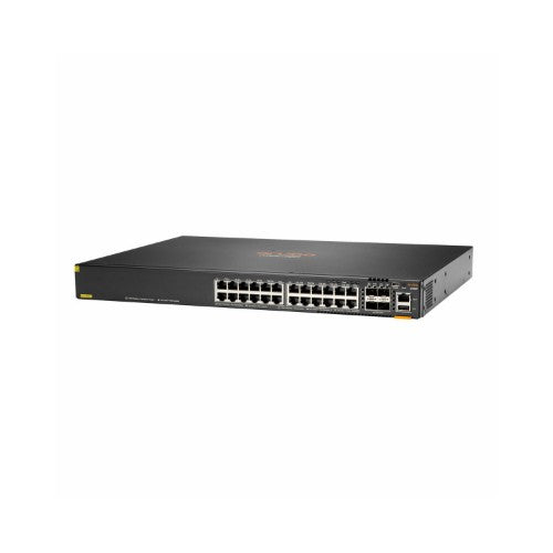 HPE Aruba Networking CX 6300F 24-port 1GbE Class 4 PoE and 4-port SFP56 Switch