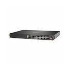 HPE Aruba Networking CX 6300F 24-port 1GbE Class 4 PoE and 4-port SFP56 Switch