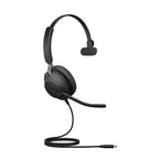 Jabra Evolve2 40 SE Headset Wired Head-band Office/Call center USB Type-C / USB Type-A Black