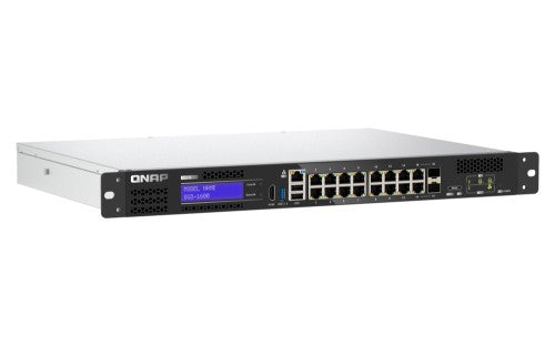 QNAP QGD-1600 Managed Gigabit Ethernet (10/100/1000) 1U Black, Grey