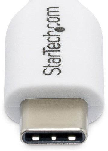 StarTech.com 6.6ft (2m) USB-C Charging Cable, Charge & Sync, 60W (3A) PD, USB 2.0 Laptop Charger Cable - White USB C Charging Cord