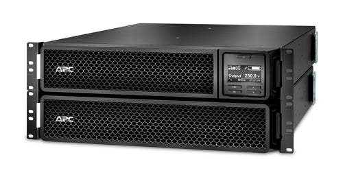 APC Smart-UPS On-Line, 3kVA, Rackmount 2U, 208V/230V, 6x C13+2x C19 IEC outlets, SmartSlot, Extended runtime, W/ rail kit