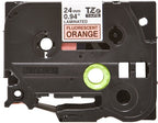Brother TZE-B51 DirectLabel black on orange Laminat 24mm x 5m for Brother P-Touch TZ 3.5-24mm/HSE/36mm/6-24mm/6-36mm