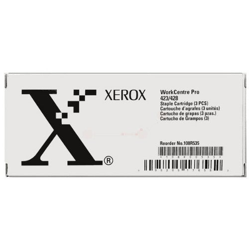 Xerox 108R00535 Staples, 3x3K pages Pack=3 for Xerox Pro 423/WC 5765