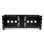 StarTech.com 4U Universal VESA LCD Monitor Mounting Bracket for 19-inch Rack or Cabinet - TAA Compliant - Cold-Pressed Steel Bracket