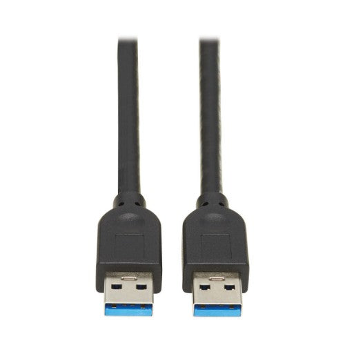 Tripp Lite U325-015 USB 3.0 SuperSpeed A to A Cable for USB 3.0 All-in-One Keystone/Panel Mount Couplers (M/M), Black,15 ft. (4.6 m)