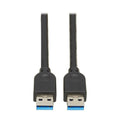 Tripp Lite U325-010 USB 3.0 SuperSpeed A to A Cable for USB 3.0 All-in-One Keystone/Panel Mount Couplers (M/M), Black, 10 ft. (3 m)