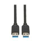 Tripp Lite U325-010 USB 3.0 SuperSpeed A to A Cable for USB 3.0 All-in-One Keystone/Panel Mount Couplers (M/M), Black, 10 ft. (3 m)