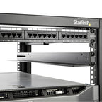 StarTech.com 1U 19 inch Server Rack Rails - 24-36 inch Adjustable Depth - Universal 4 Post Rack Mount Rails - Network Equipment/Server/UPS Mounting Rail Kit HPE ProLiant Dell PowerEdge