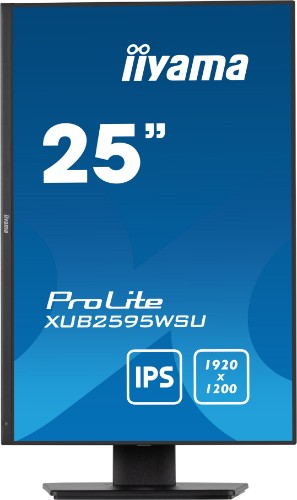 iiyama ProLite XUB2595WSU-B5 computer monitor 63.5 cm (25") 1920 x 1200 pixels WUXGA LED Black