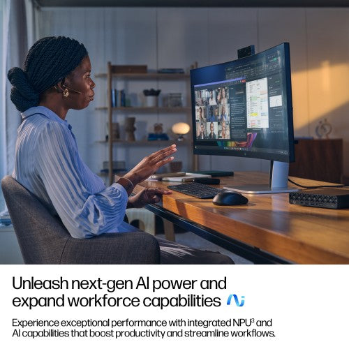 HP EliteDesk 8 Mini G1a AI Copilot+ PC AMD Ryzen Al 7 350 32 GB DDR5-SDRAM 1 TB SSD Windows 11 Pro Mini PC AI PC Black