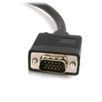 StarTech.com 6 ft DVI-I Male to DVI-D Male and HD15 VGA Male Video Splitter Cable