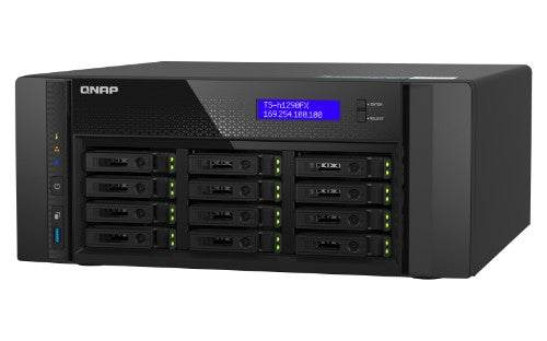 QNAP TS-h1290FX NAS Tower Ethernet LAN Black 7302P
