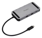 Targus DOCK429GL laptop dock/port replicator Wired USB4 Silver
