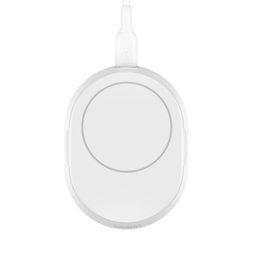 Belkin WIA008MYWH mobile device charger Headphones, Smartphone White AC Wireless charging Fast charging Indoor