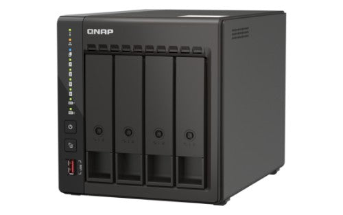 QNAP QVP-41C NAS/storage server Tower Intel® Celeron® J6412 8 GB DDR4 0 TB Black