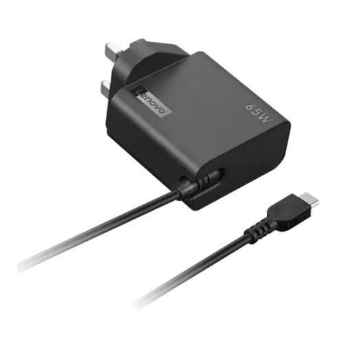 Lenovo 65W USB-C Wall Adapter UK power adapter/inverter Indoor Black
