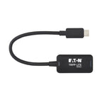 Tripp Lite U444-06N-HDR4-B USB-C to HDMI Active Adapter Cable (M/F), 4K 60 Hz, HDR, 4:4:4, DP 1.4 Alt Mode, HDCP 2.2, Black, 6 in. (15.2 cm)
