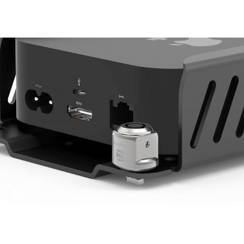 Compulocks Apple TV Security Mount (4th, 4k 1-2nd Gen) (2018-2021) with Cable Lock Black