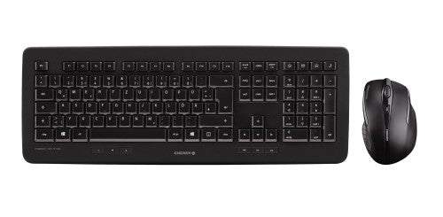 CHERRY DW 5100 keyboard Mouse included RF Wireless Nordic Black