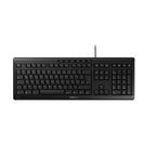 CHERRY STREAM keyboard Office USB QWERTZ German Black