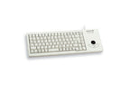 CHERRY XS Trackball keyboard Universal USB QWERTZ German Grey