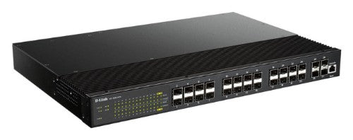 D-Link Industrial Layer 2+ Gigabit Managed Switch with 24 SFP Ports & 4 Port 10G SFP+
