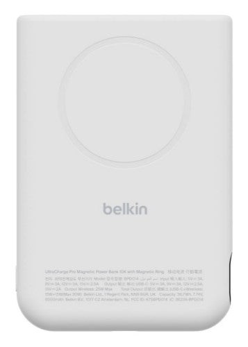 Belkin BPD014hqWH 10000 mAh Wireless charging White