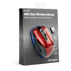 Kensington Pro Fit Mid-Size Wireless Mouse - Ruby Red