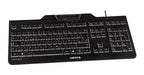CHERRY KC 1000 SC keyboard USB AZERTY Belgian Black