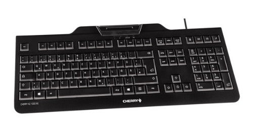 CHERRY KC 1000 SC keyboard USB AZERTY Belgian Black