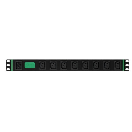 APC Easy Rack PDU, Basic, Horizontal, 1 Phase, 3.7kW, 230V, 16A, 8 x C13 outlets, IEC60320 C20 inlet