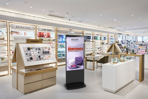 Allsee Technologies L65UHD3 Signage Display Totem design 165.1 cm (65") LCD Wi-Fi 450 cd/m² 4K Ultra HD Black Built-in processor Android 7.1 24/7