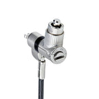 StarTech.com 3-in-1 Universal Laptop Lock 6.6ft (2m), Master Keyed Locking Cable, Compatible w/Noble Wedge®/Nano/K-Slot, Anti-Theft Cut-Resistant Cable, TAA