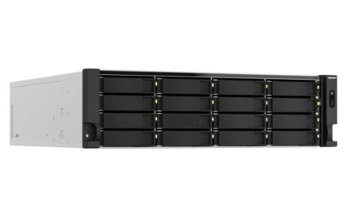 QNAP TS-H2287XU-RP NAS Rack (3U) Intel Xeon E E-2378 64 GB DDR4 0 TB QuTS hero Black, White